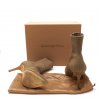 GIANVITO ROSSI BEIGE ANKLE BOOTS SIZE:38,5